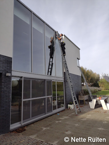 Professionele ramenreiniging op hoogte